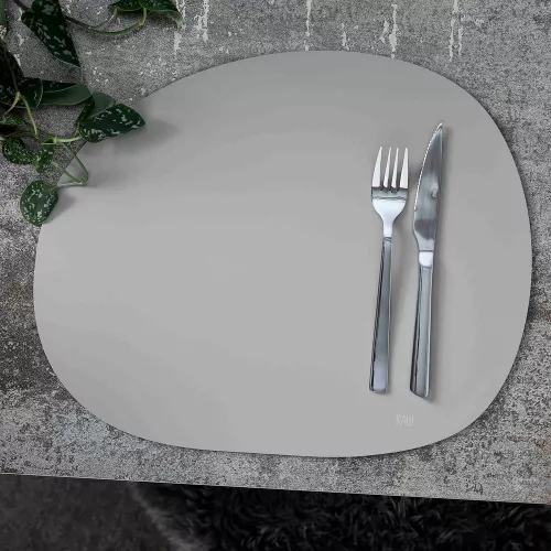 RAW bordstablett silikon, ljusgrå