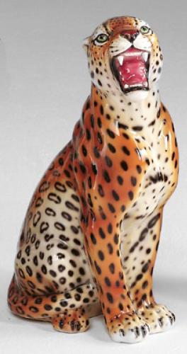 Leopard liten Porslin 62cm