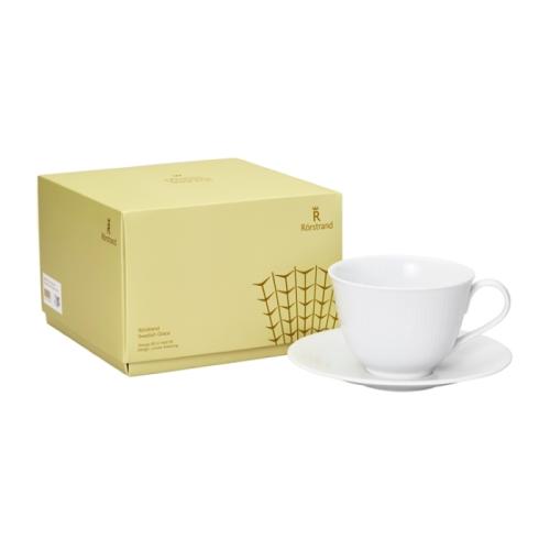 Swedish Grace tekopp 45cl & fat set snö