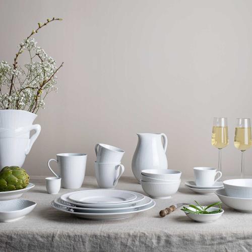 Swedish Grace Tallrik flat 27 cm 4-pack Snö