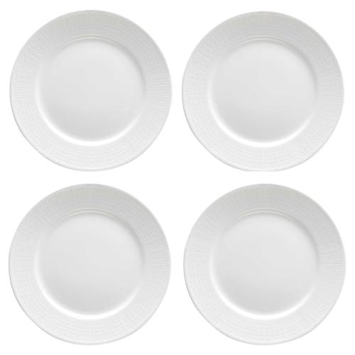 Swedish Grace Tallrik flat 27 cm 4-pack Snö