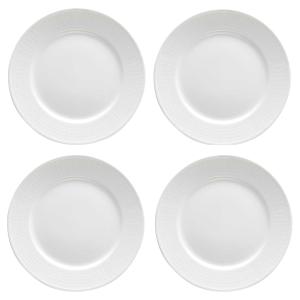 Swedish Grace Tallrik flat 27 cm 4-pack Snö