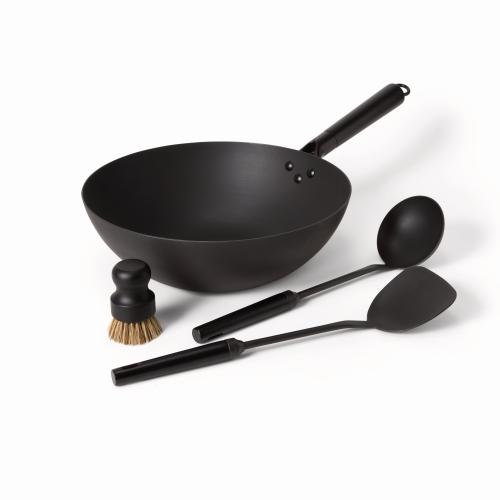 Wokset kolstål 2,5 mm med verktyg