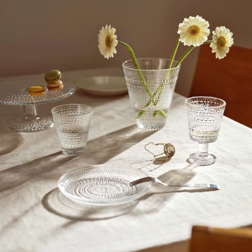 Kastehelmi Tallrik flat 31,5 cm Klar