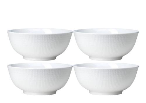 Swedish Grace Skål 60 cl 4-pack Snö