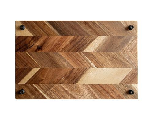 Skärbräda i Akacia med mätpunkter