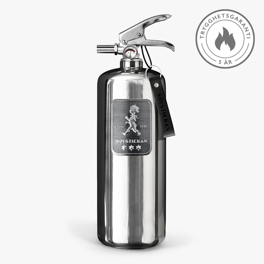 Solstickan Brandsläckare 2 kg Steel Edition