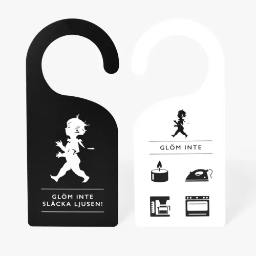 Dörrhängare Svart/Vit