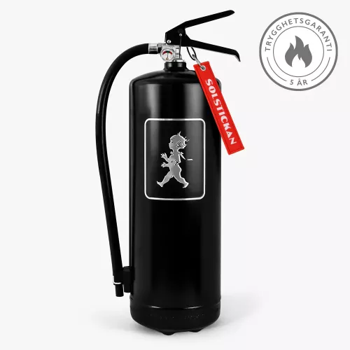 Brandsläckare 6 kg Svart