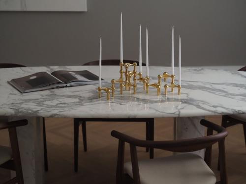 Stoff Nagel Ljusstake 3-pack Mässing