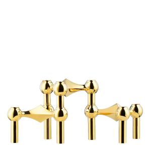 Stoff Nagel Ljusstake 3-pack Mässing