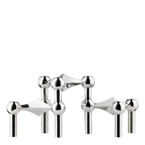 Stoff Nagel Ljusstake 3-pack Krom