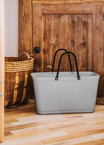 Väska Sockerrör Stor Ljusgrå