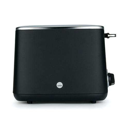 Brödrost 2 skivor svart