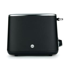 Brödrost 2 skivor svart