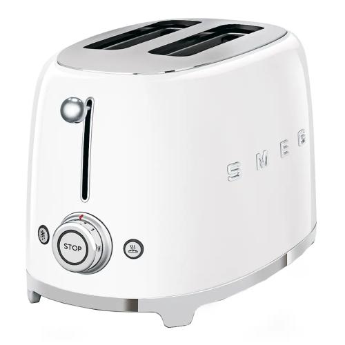 Smeg Brödrost 2 skivor TSF012 Vit
