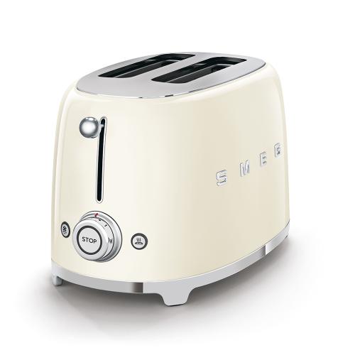 Smeg Brödrost 2 skivor TSF01 Creme