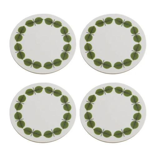 Berså glasunderlägg 4-pack grön