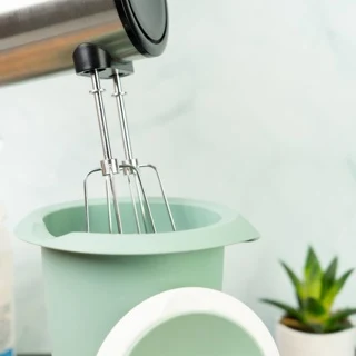 Blandningsskål Med Lock 1L, grön