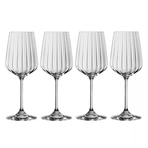LifeStyle Vitvinsglas 44cl 4-p