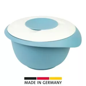 Vispskål med tvådelat lock, 3,5L, blå