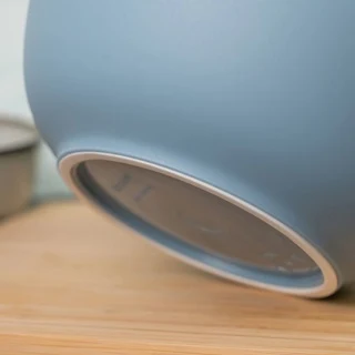 Vispskål med tvådelat lock, 3,5L, blå