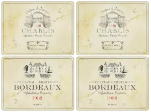 Vin de France Bordstablett 4-pack