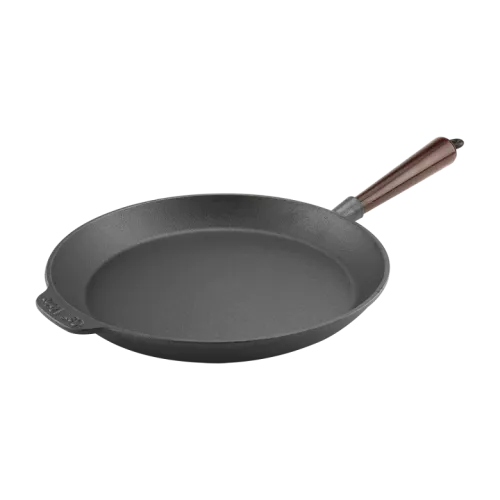 Gjutjärns Stekpanna 28 cm Trähandtag