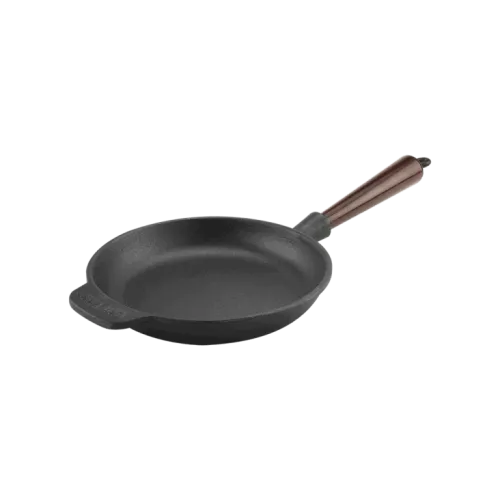 Gjutjärns Stekpanna 18cm Trähandtag