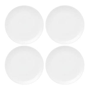 Relief Tallrik 22 cm 4-pack Vit