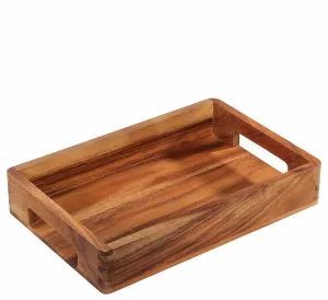 Serveringsbricka i akacia 33x22 cm