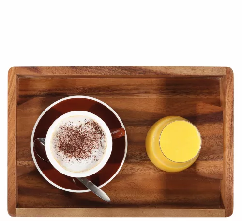 Serveringsbricka i akacia 33x22 cm