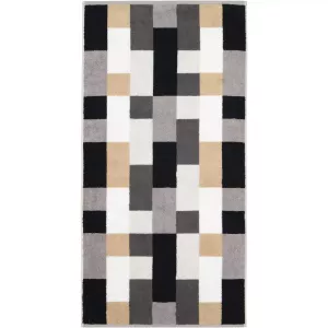 Cawö Checkered Towel Shades 6236-77 Stein