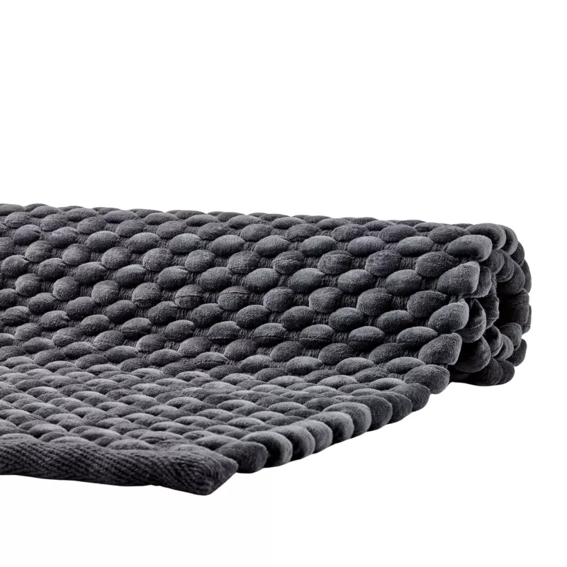 Maks Bath mat Dark grey