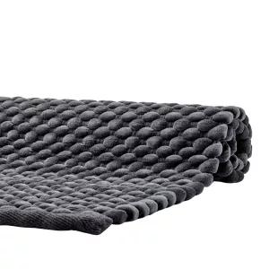 Maks Bath mat Dark grey