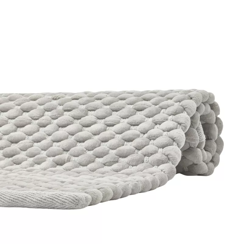 Maks Bath mat Silver grey