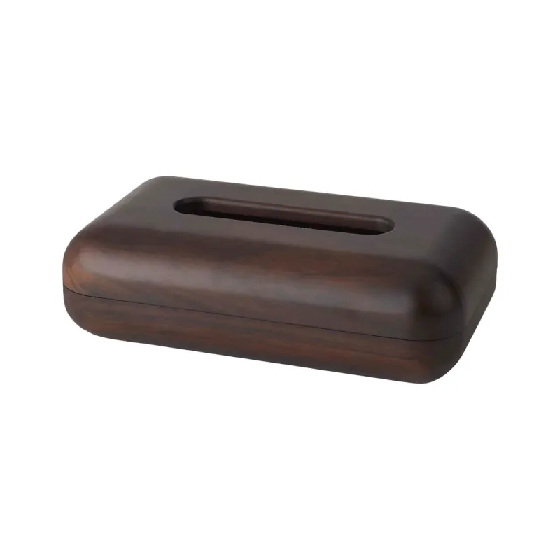 Aquanova Ebony Tissue Box Pecan in Ebony Wood 27.1 cm