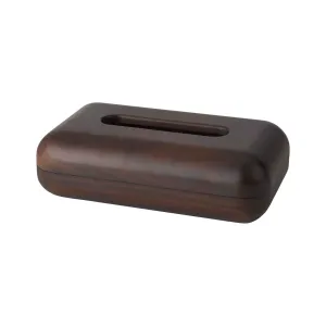 Aquanova Ebony Tissue Box Pecan in Ebony Wood 27.1 cm