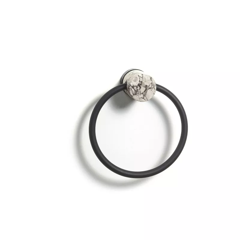 Nero Towel ring Alba