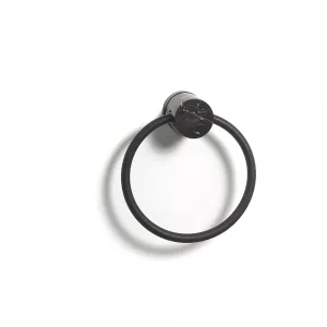 Nero Towel ring Black