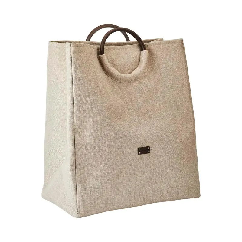 Aquanova Jada Laundry Basket Almond 85 L Two Compartments