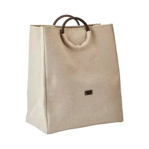 Aquanova Jada Laundry Basket Almond 85 L Two Compartments