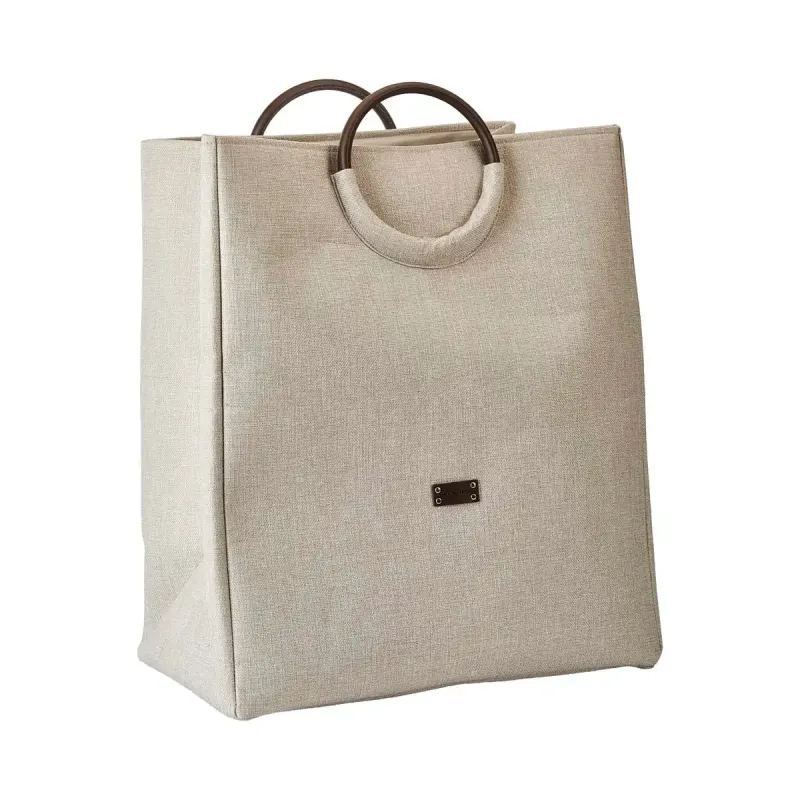 Aquanova Jada Laundry Basket Truffle 85 L Two Compartments