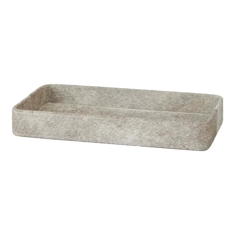 Aquanova Java Tray Brindle 33x17 cm in Faux Suede