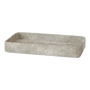 Aquanova Java Tray Brindle 33x17 cm in Faux Suede