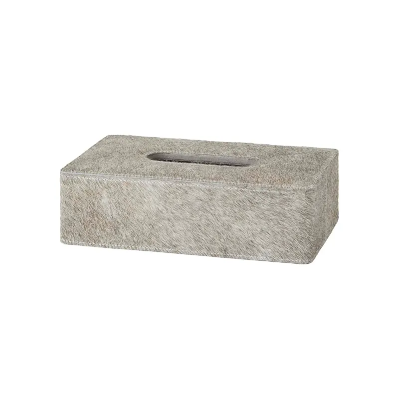 Aquanova Java Tissue Box Brindle 24x14 cm in Faux Suede