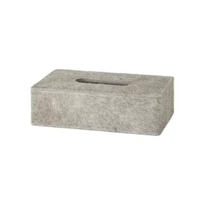 Aquanova Java Tissue Box Brindle 24x14 cm in Faux Suede