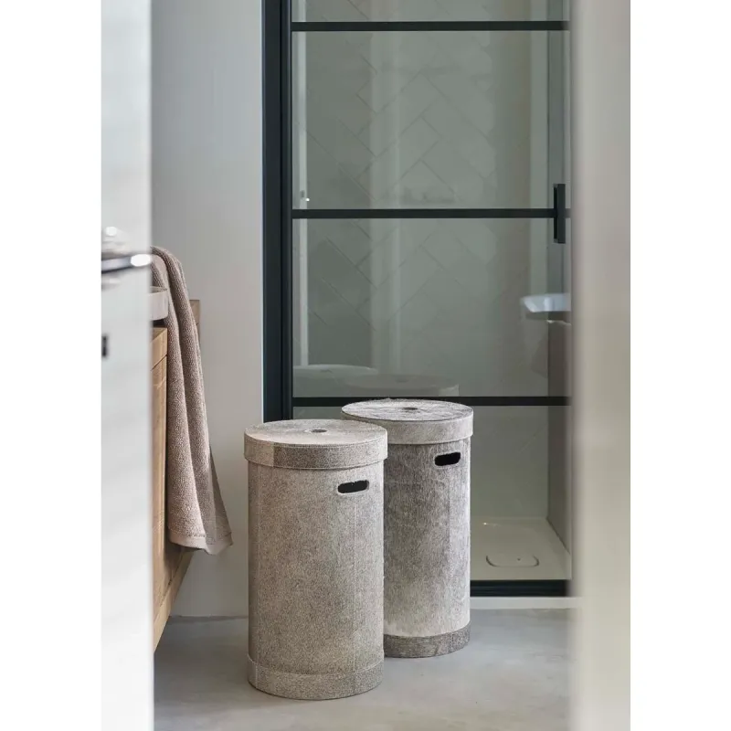 Aquanova Java Laundry Basket Brindle 54 L with Lid