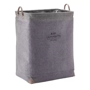Lubin Laundry basket Silver grey