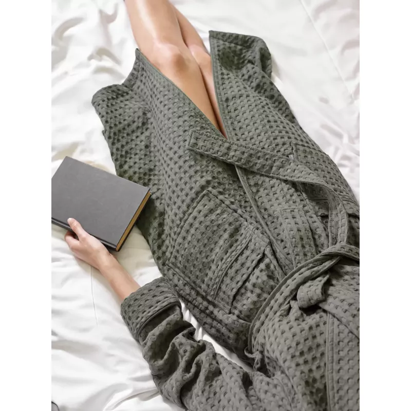 Bath Robe Viggo Dark Grey